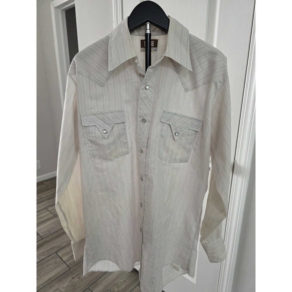 Vintage 1970's Fenton Pearl Snap Western Shirt Men's sz L